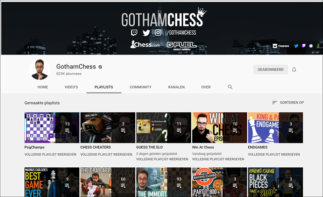 Top-3  Chess Channels